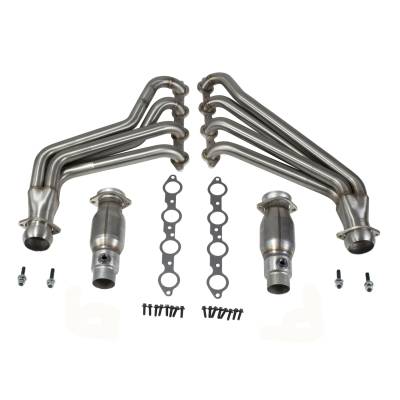 BBK Performance Parts - BBK Performance 1.75" Long Tube Headers w/Converters 10-15 Camaro SS 40215