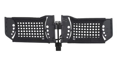 Body Armor 4x4 - Body Armor 5145 Black Wall Mount Door Storage Bar for Jeep Wrangler/Gladiator