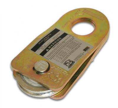 Bulldog Winch - Bulldog Winch 20049 Snatch Block 19k BS 8k WLL Zerk Gold