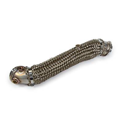 Pacific Performance Engineering - PPE 117000600 Down Pipe 3" 304 Stainless 11-14 GM 6.6L Duramax LML PPE