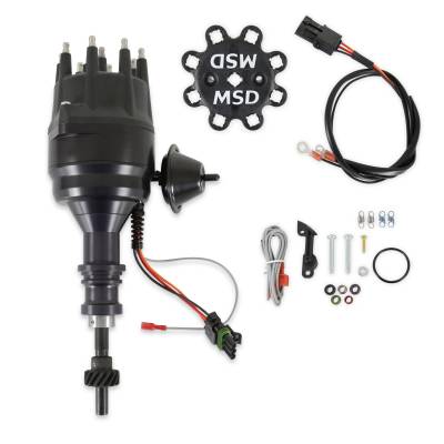 MSD - MSD Ignition 83523 Ready-To-Run Distributor Black for Ford/Mercury 289/302