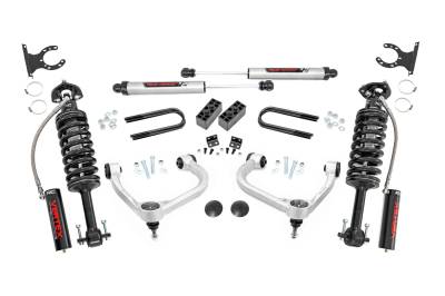Rough Country Suspension Systems - Rough Country 41457 3" Vertex/V2 Fabbed UCA Lift Kit for 21-26 Ford F150 4WD