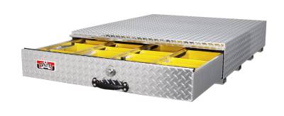Unique Truck Accessories - Unique Truck HBS308 40"x9.5"x48"x.10 Thick Diamond Bed Safe Roller Drawer Box