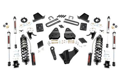 Rough Country Suspension Systems - Rough Country 56358 4.5" Suspension Lift Kit for 11-14 F250 SD Diesel 4WD