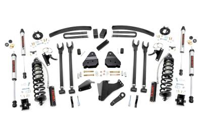 Rough Country Suspension Systems - Rough Country 57958 6" 4-Link Lift Kit for 05-07 F250/F350 SD Diesel 4WD