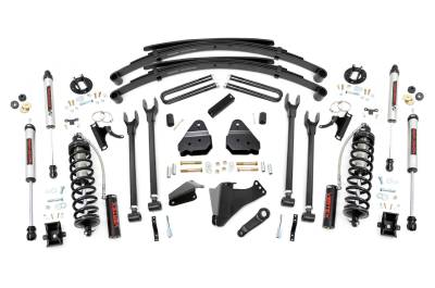 Rough Country Suspension Systems - Rough Country 58358 6" 4-Link Lift Kit for 05-07 F250/F350 Super Duty Gas 4WD