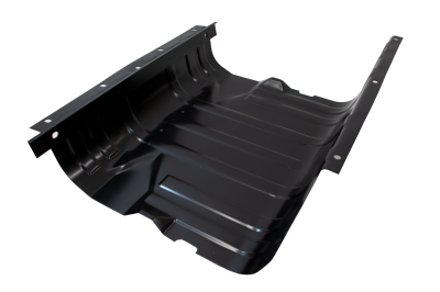 Kentrol - Kentrol 50539 Black Gas Tank Skid Plate w/Strap for 76-90 Jeep Wrangler CJ & YJ