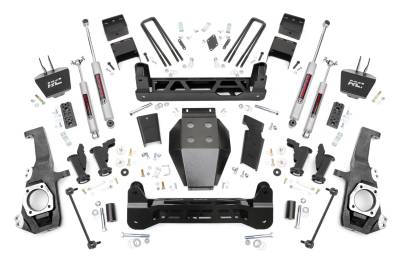 Rough Country Suspension Systems - Rough Country 111030 5" Suspension Lift for 20-26 Silverado/Sierra 2500HD/3500