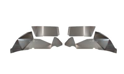 Fishbone Offroad - Fishbone Offroad FB33108R Raw Rear Aluminum Inner Fenders Legacy Model Set