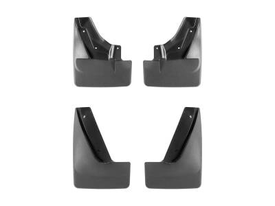 Weathertech - Weathertech 110166-120177 Front & Rear No-Drill DigitalFit Mudflap Kit