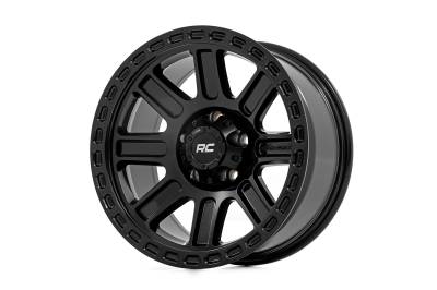 Rough Country Suspension Systems - Rough Country 84 Series Wheel 15x8 5x4.5 -19mm Gloss Black 84150813
