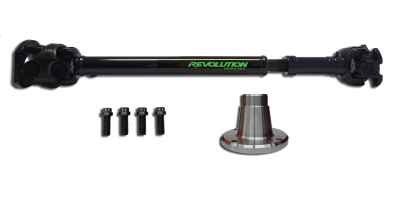 Revolution Gear and Axle - Revolution Gear REV-DS-JK-1350F-F Front 1350 CV Driveshaft Flange Style for JK
