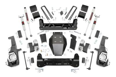 Rough Country Suspension Systems - Rough Country 110840 5" M1 Suspension Lift Kit for 20-26 Silverado/Sierra HD 4WD