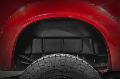 Rough Country Suspension Systems - Rough Country 4509A Rear Wheel Well Liners Pair for 09-16 F250/F350 Super Duty