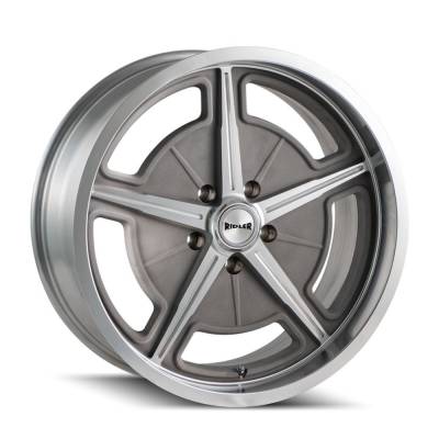 Ridler Wheels - Ridler Wheels 605 Series 18x9.5 5x4.75 0mm Machined 605-8961GM