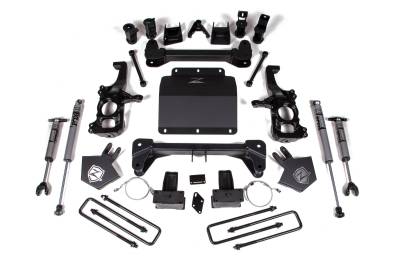 Zone Offroad - Zone Offroad ZONC50F 5" Fox Lift Kit for Silverado/Sierra 2500HD