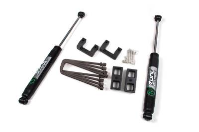 Zone Offroad - Zone Offroad 2" Suspension Lift Zone Shocks Silverado/Sierra 1500 ZONC64N