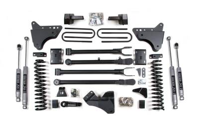 BDS Suspension - BDS Suspension BDS593H 4" NX2 4-Link Spring Kit for 11-16 F250/F350 Diesel