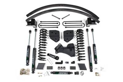 Zone Offroad - Zone Offroad ZONF110F 17-19 Ford F250/F350 Super Duty 6" Lift Kit 4" Rear Block