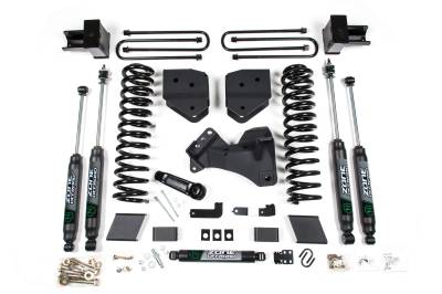 Zone Offroad - Zone Offroad ZONF50N 4" Suspension Lift Kit Shocks 17-19 F250/F350 SD 4WD Diesel