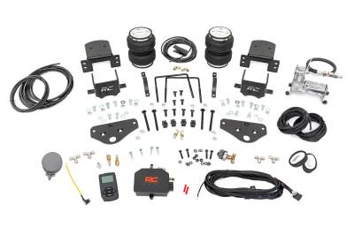 Rough Country Suspension Systems - Rough Country 10038AWC Rear Air Spring Kit Compressor for 23-25 Ford Super Duty