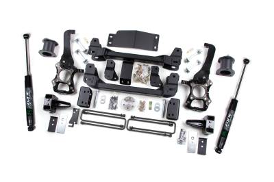 Zone Offroad - Zone Offroad 4" Suspension Lift Kit Zone Nitro Shocks Ford F150 4WD ZONF41N