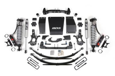 BDS Suspension - BDS Suspension BDS717PSS 6" Lift Cast Steel 3.5" Rear Leaf for 14-18 GM 1500 4WD
