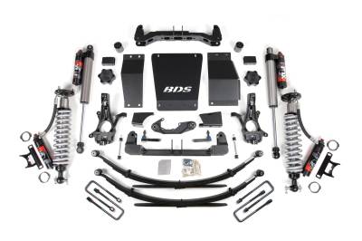 BDS Suspension - BDS Suspension BDS717PES 6" Lift Cast Steel 3.5" Rear Leaf for 14-18 GM 1500 4WD