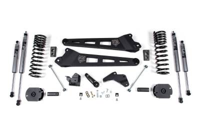 Zone Offroad - Zone Offroad ZOND63F 14-18 RAM 2500 4" Replacement Radius Arm Lift Kit Gas FOX S