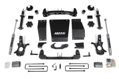 BDS Suspension - BDS Suspension BDS713FS 4" FOX Lift w/Block for 14-18 GM 1500 Alum/Stamped