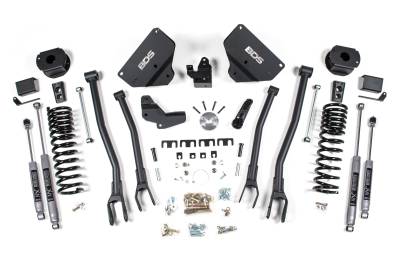 BDS Suspension - BDS Suspension BDS1634H 4" 4-Link Lift for 14-18 Ram 2500 Gas w/Air Suspension