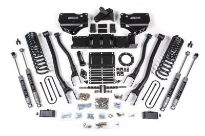 BDS Suspension - BDS Suspension BDS1666FPE 4" 4-Link Lift Kit for 19-24 Ram 3500 Diesel FOX Shock