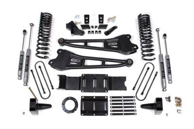 BDS Suspension - BDS Suspension BDS1686H 5.5" Radius Arm NX2 Lift 6-Bolt for 19-24 Ram 3500 Gas