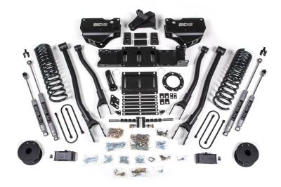 BDS Suspension - BDS Suspension BDS1721FS 4" 4-Link Lift for 19-24 Ram 3500 Diesel w/OE Air Bags