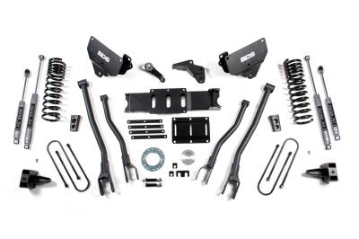 BDS Suspension - BDS Suspension BDS1783H 6"/5" Block 4-Link NX2 Lift for 13-18 Ram 3500 Diesel