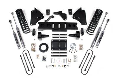BDS Suspension - BDS Suspension BDS1789FS 6"/4.5" w/Leafs FOX Lift for 13-18 Ram 3500 Diesel 8BT
