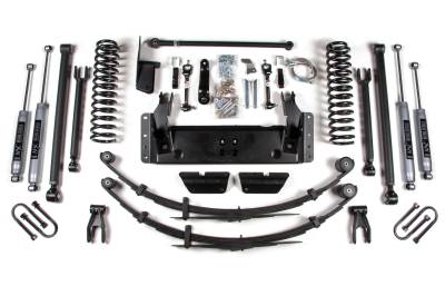 BDS Suspension - BDS Suspension BDS1433H 6.5"Long-Arm Lift Kit for 97-01 Cherokee XJ w/8.25" Rear