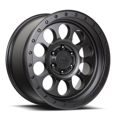 Lock Off-Road - Lock Off-Road Wheel 50CAL 20X9 6x5.5 0mm Matte Black 50CAL-2969MB