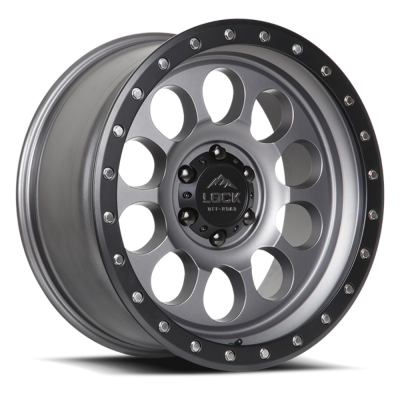 Lock Off-Road - Lock Off-Road Wheel 50CAL-7957MGMBR 50CAL 17X9 5x5.0 0mm Gray