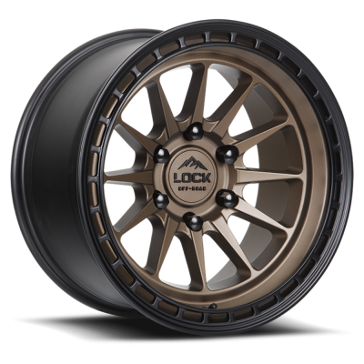 Lock Off-Road - Lock Off-Road Wheel BAJA-7957MRMBR BAJA 17X9 5x5.0 0mm Bronze