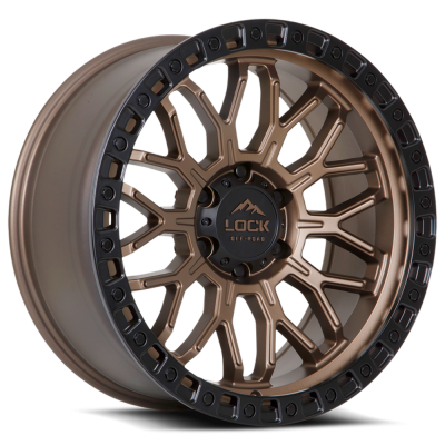 Lock Off-Road - Lock Off-Road COMBAT-2969MRMBR Wheel Combat 20x9 6x5.5 0mm Bronze
