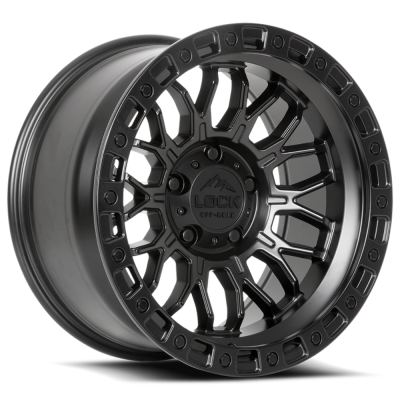 Lock Off-Road - Lock Off-Road Wheel COMBAT-7957MB12N Combat 17x9 5x5.0 -12mm Matte Black