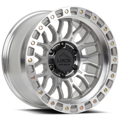 Lock Off-Road - Lock Off-Road Wheel COMBAT-7957MC12N Combat 17x9 5x5.0 -12mm Machined
