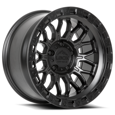 Lock Off-Road - Lock Off-Road Wheel COMBAT-7969MB COMBAT 17X9 6x5.5 1mm Matte Black