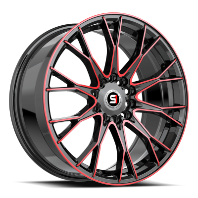 Spec-1 - Spec-1 Wheel SP-59 17x7.5 5x100/4.5 42mm Black/Red SP-5917752342BMR