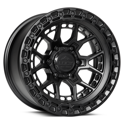 Lock Off-Road - Lock Off-Road COMMANDO-2186MB Commando 20x10 8x6.5 -18mm Matte Black/Black