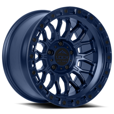 Lock Off-Road - Lock Off-Road COMBAT-7969Blue12N Combat 17x9 6x5.5 -12mm Matte Blue
