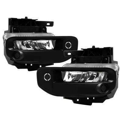 Spyder Auto - Spyder Auto 9051067 Full LED Fog Lights w/Universal Switch for 19-21 Ram 1500