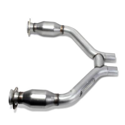 BBK Performance Parts - BBK Performance 2.5" Short H-Pipe w/Converters 15-16 Mustang 3.7L 1465