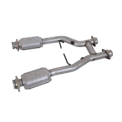 BBK Performance Parts - BBK Performance 2.5" Short H-Pipe w/Converters 96-04 Mustang 4.6L/Cobra 1538